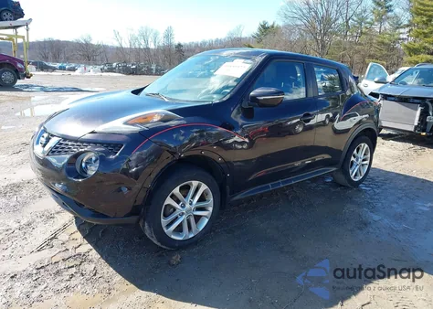 2015 Nissan Juke S из США, поврежденный, VIN JN8AF5MR6FT510082
